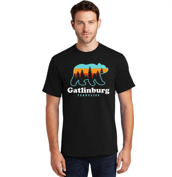 Gatlinburg Tennessee Bear Great Smoky Mountains Tall T-Shirt