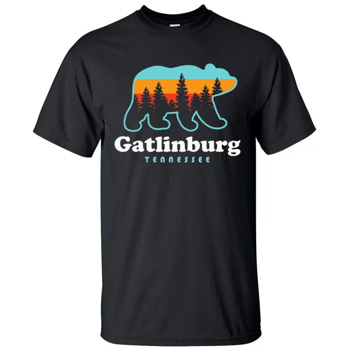 Gatlinburg Tennessee Bear Great Smoky Mountains Tall T-Shirt