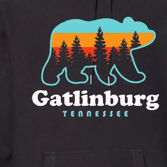 Gatlinburg Tennessee Bear Great Smoky Mountains Premium Hoodie