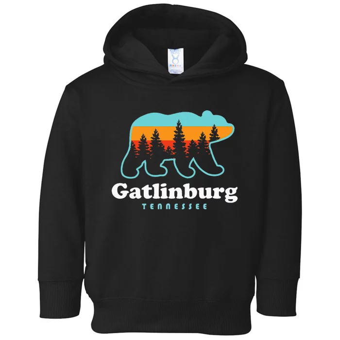 Gatlinburg Tennessee Bear Great Smoky Mountains Toddler Hoodie