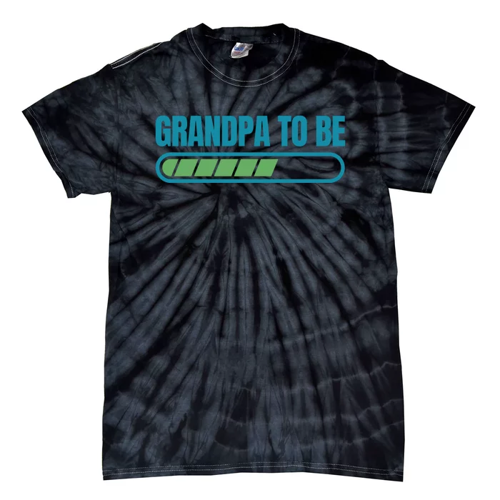 Grandpa To Be Loading Tie-Dye T-Shirt