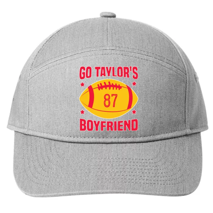 Go T.aylors Boyfriend Football Funny Go T.aylor's Boyfriend 7-Panel Snapback Hat