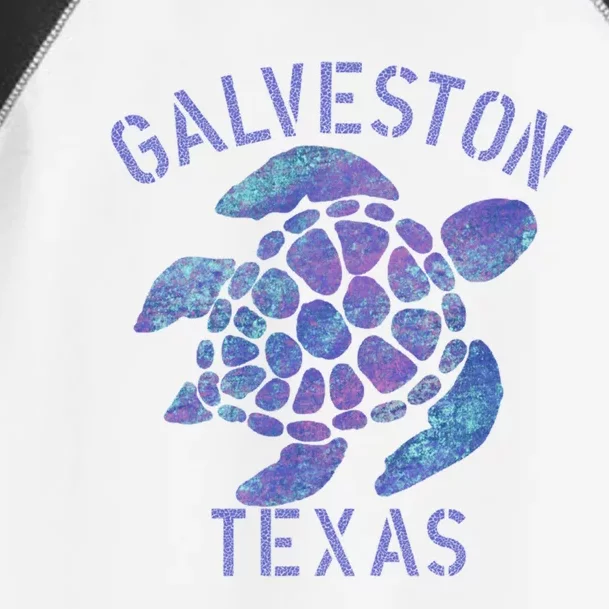 Galveston Tx Beach Design / Tribal Turtle Gift Cute Gift Toddler Fine Jersey T-Shirt