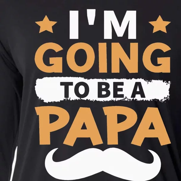 Going To Be Papa Again Soon To Be Daddy Husband Cooling Performance Long Sleeve Crew