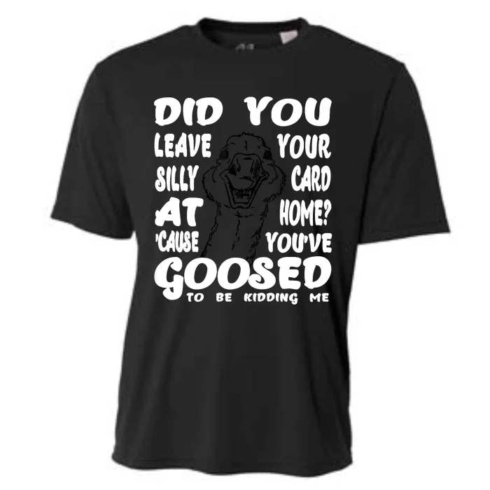 GOOSED To Be Kidding Me Cooling Performance Crew T-Shirt