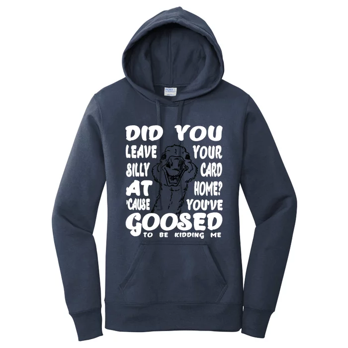 GOOSED To Be Kidding Me Women's Pullover Hoodie