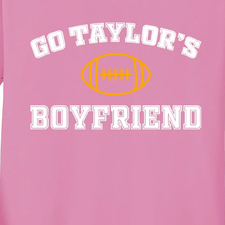 Go Taylor&39;S Boyfriend Kids Long Sleeve Shirt