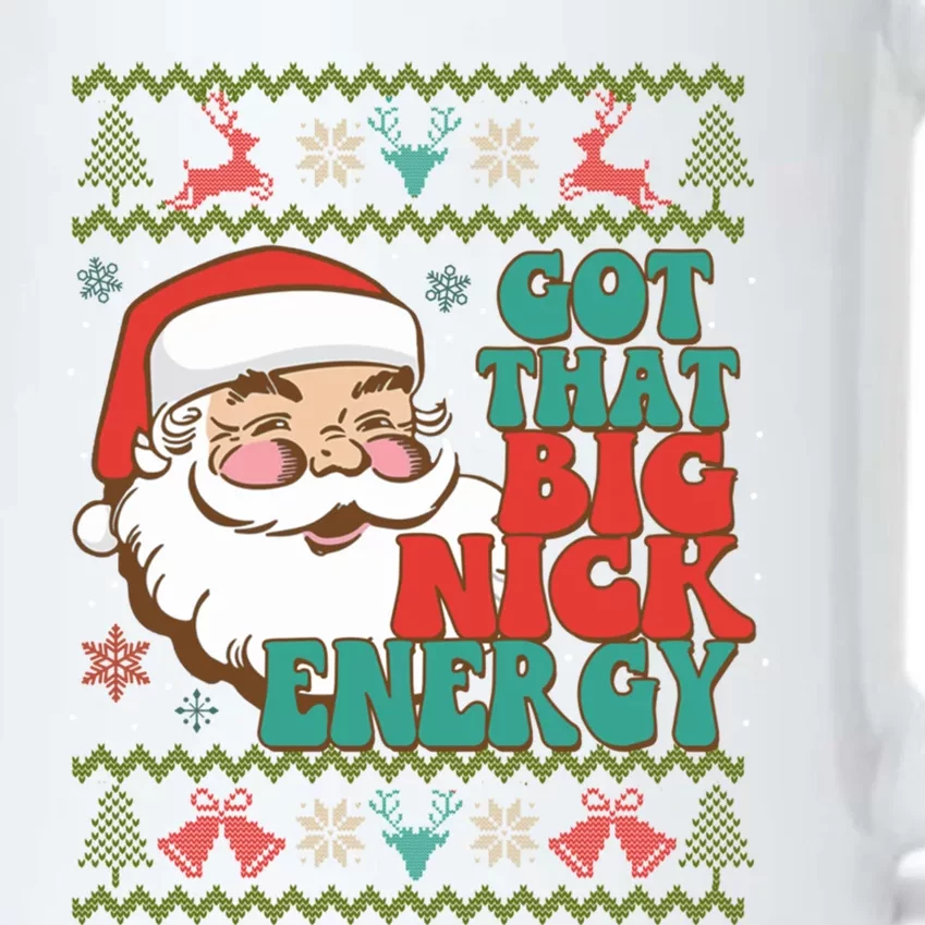 Got That Big Nick Energy Ugly Christmas Sweater Gift Black Color Changing Mug