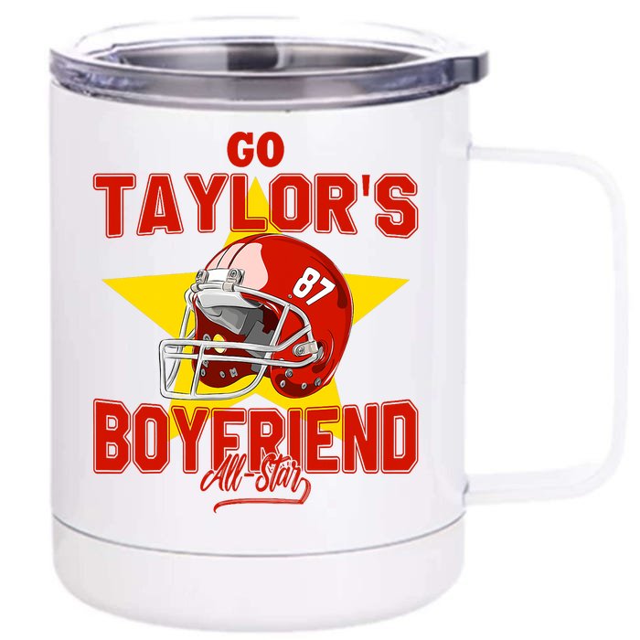 Go Taylors Boyfriend Front & Back 12oz Stainless Steel Tumbler Cup