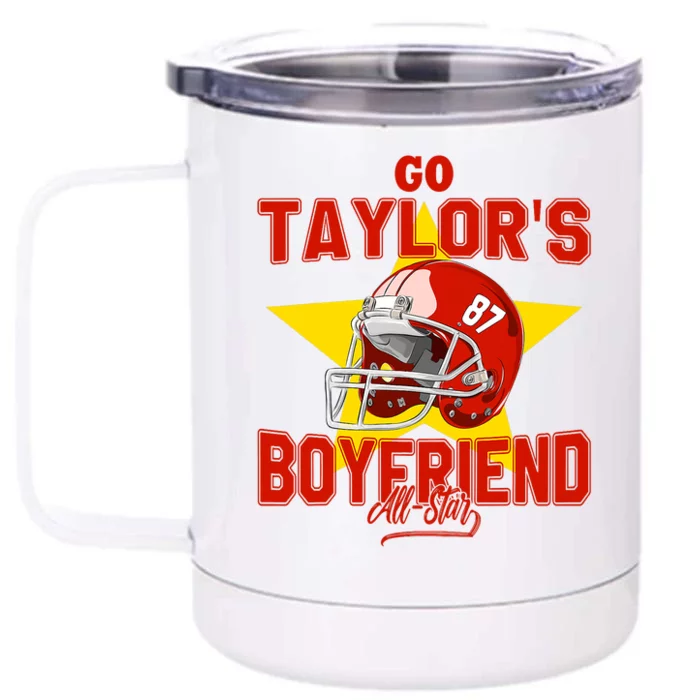 Go Taylors Boyfriend Front & Back 12oz Stainless Steel Tumbler Cup