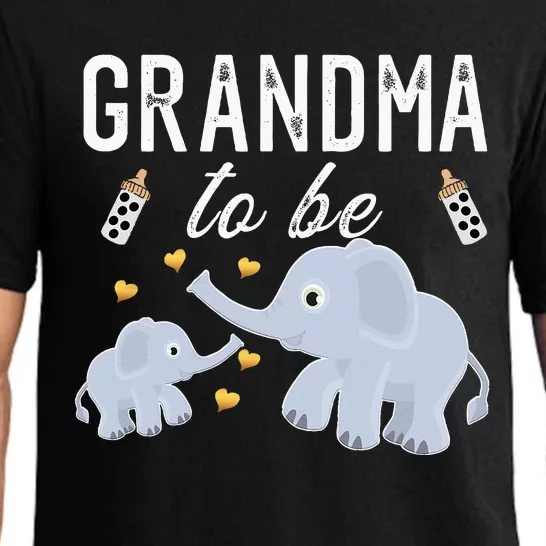 Grandma To Be Elephant Baby Shower Grandma Cute Pajama Set