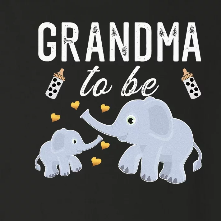 Grandma To Be Elephant Baby Shower Grandma Cute Toddler Long Sleeve Shirt