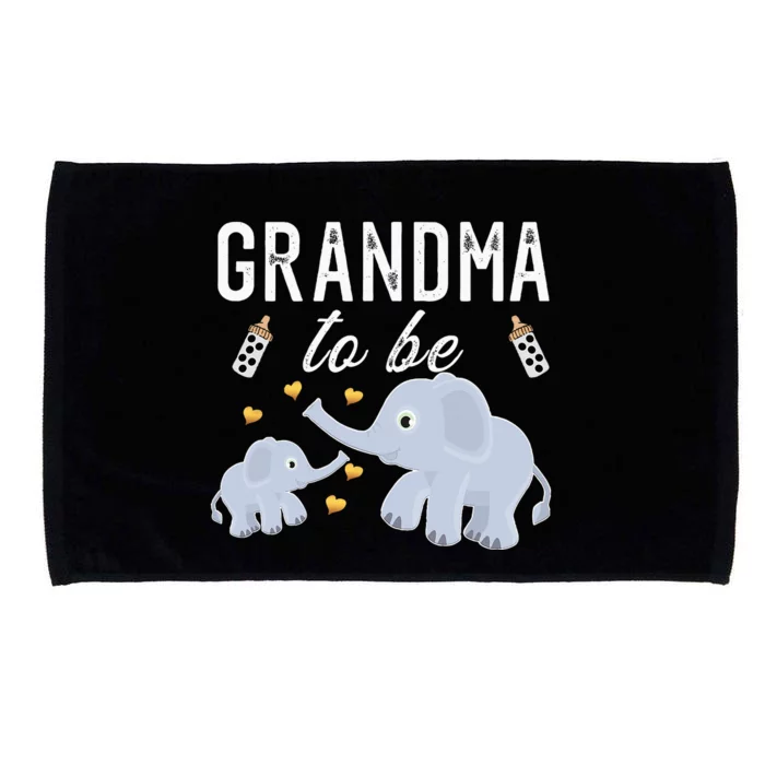 Grandma To Be Elephant Baby Shower Grandma Cute Microfiber Hand Towel