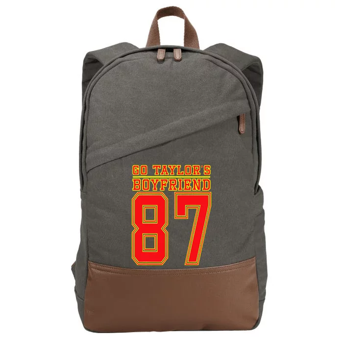 Go Taylor’s Boyfriend Best Funny Design For Cotton Canvas Backpack