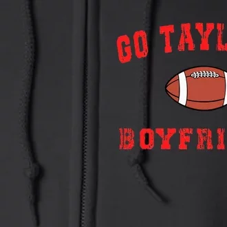 G.o T.aylor's B.oyfriend  Football Lovers Ta.ylor Name Full Zip Hoodie