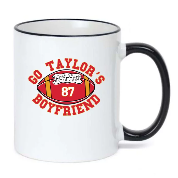 Go Taylors Boyfriend Football Black Color Changing Mug