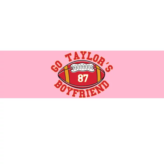 Go Taylors Boyfriend Football Bumper Sticker