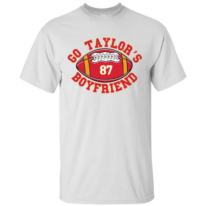 Go Taylors Boyfriend Football Tall T-Shirt