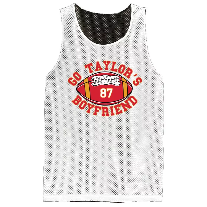 Go Taylors Boyfriend Football Mesh Reversible Basketball Jersey Tank