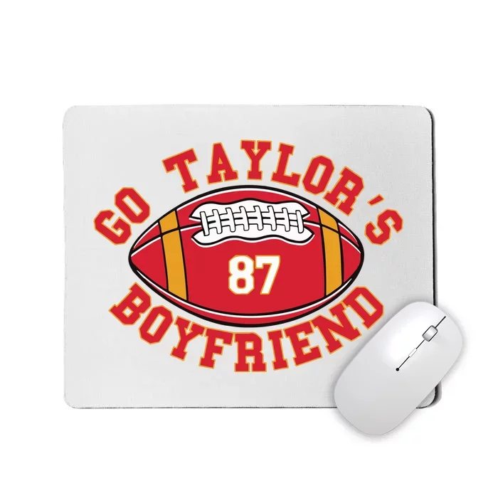 Go Taylors Boyfriend Football Mousepad