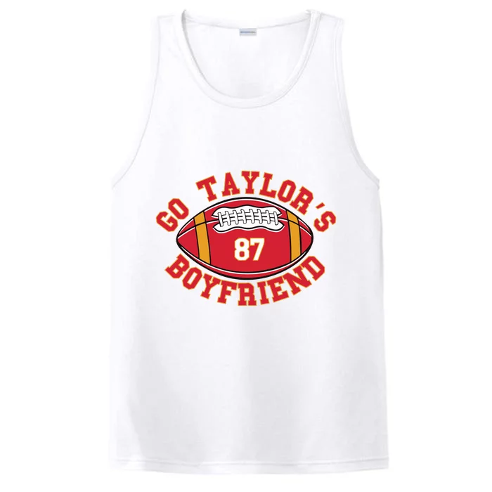 Go Taylors Boyfriend Football Performance Tank