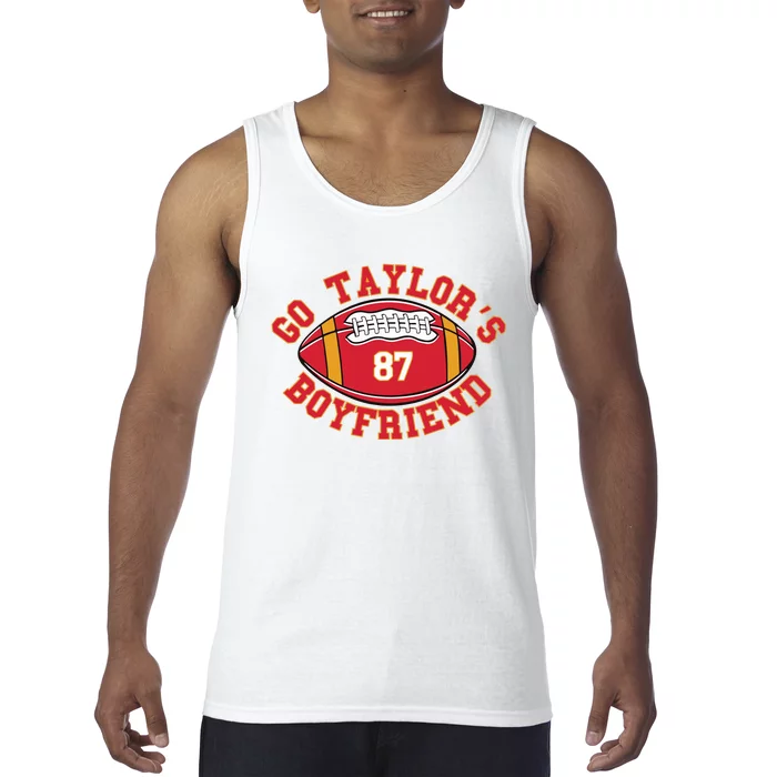 Go Taylors Boyfriend Football Tank Top