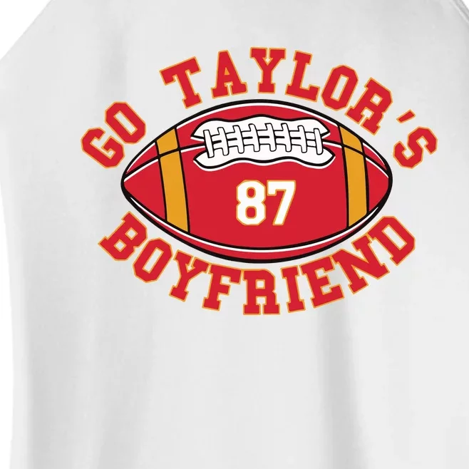 Go Taylors Boyfriend Football Women’s Perfect Tri Rocker Tank