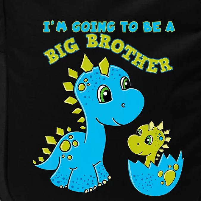 Going To Be A Big Brother Cute Dinosaur Lovers Impact Tech Backpack