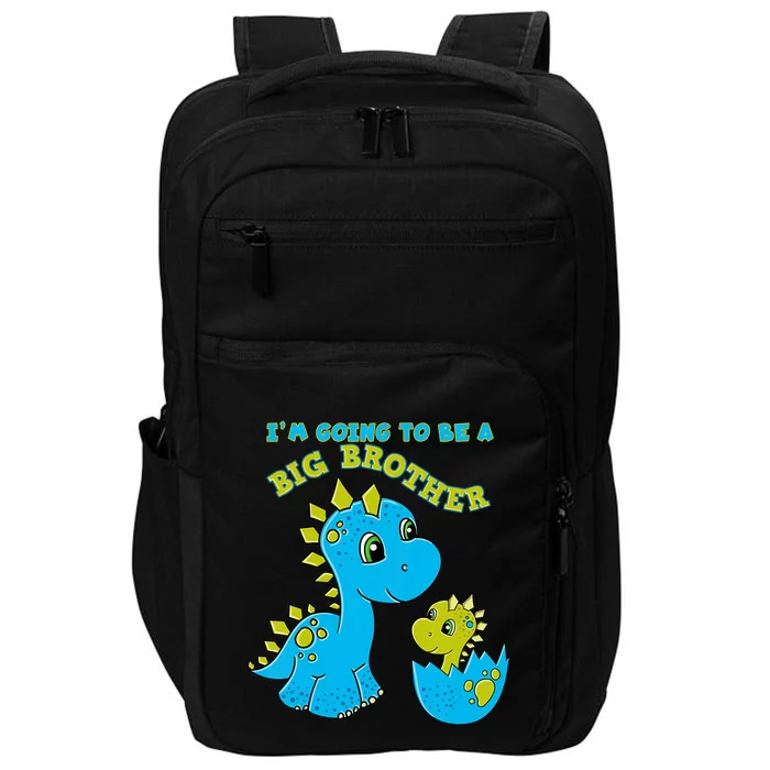 Going To Be A Big Brother Cute Dinosaur Lovers Impact Tech Backpack