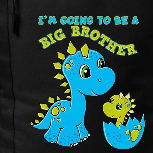 Going To Be A Big Brother Cute Dinosaur Lovers Daily Commute Backpack