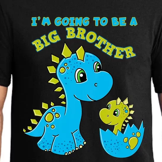 Going To Be A Big Brother Cute Dinosaur Lovers Pajama Set