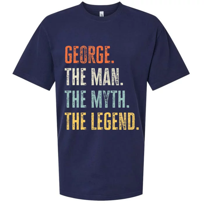 George The Best Man Myth Legend Funny Best Name George Sueded Cloud Jersey T-Shirt