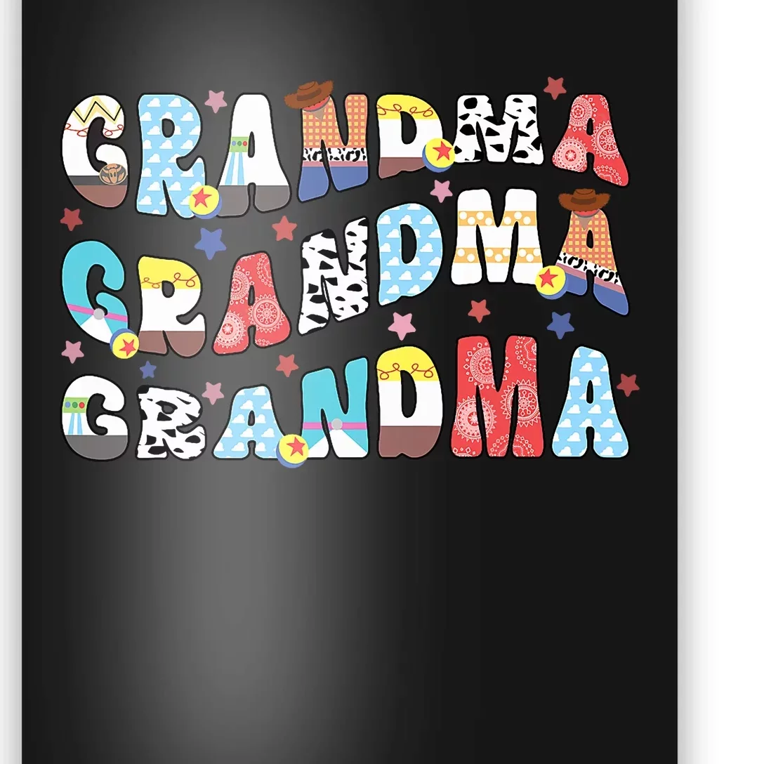 Grandma Toy Birthday Boy Story Family Matching Birthday Boy Poster