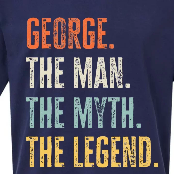 George The Best Man Myth Legend Funny Best Name George Sueded Cloud Jersey T-Shirt