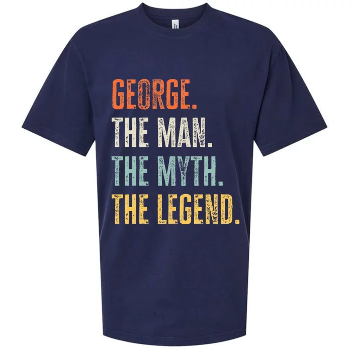 George The Best Man Myth Legend Funny Best Name George Sueded Cloud Jersey T-Shirt