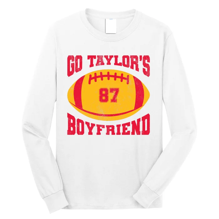 Go Taylors_ Boyfriend Football Season Game Day Long Sleeve Shirt