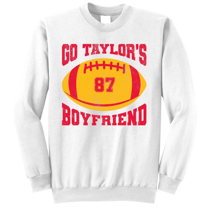 Go Taylors_ Boyfriend Football Season Game Day Sweatshirt