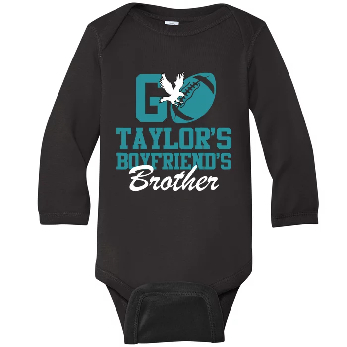 Go Taylors_ Boyfriends Brother Baby Long Sleeve Bodysuit