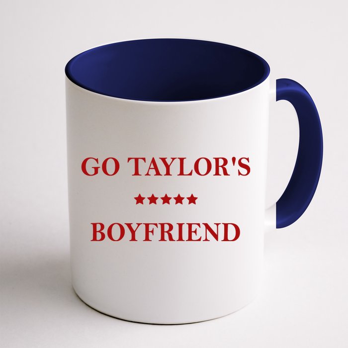 Go Taylors Boyfriend Football Fan Funny Front & Back Coffee Mug