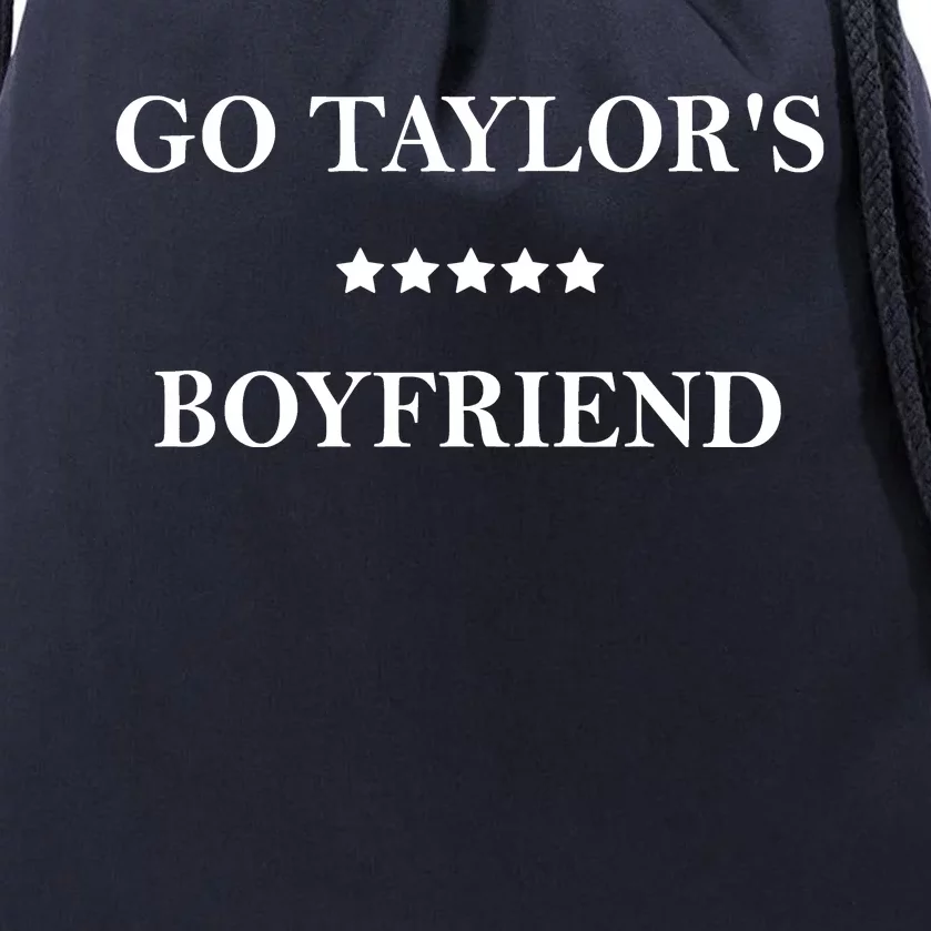 Go Taylors Boyfriend Football Fan Funny Drawstring Bag