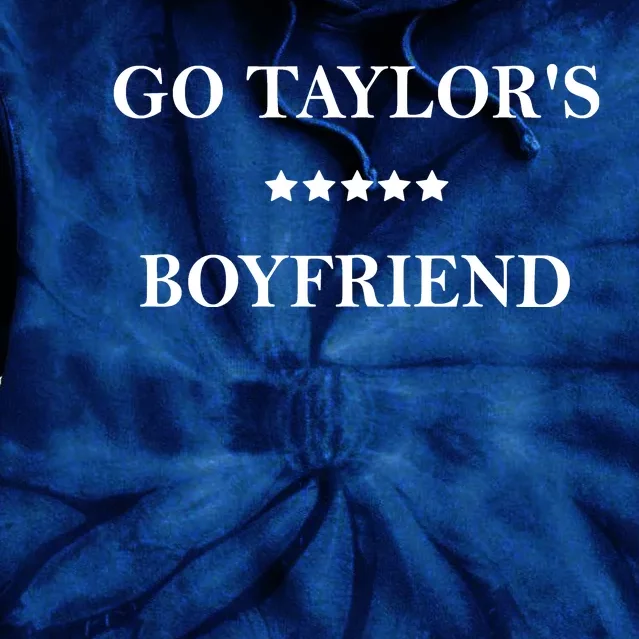 Go Taylors Boyfriend Football Fan Funny Tie Dye Hoodie