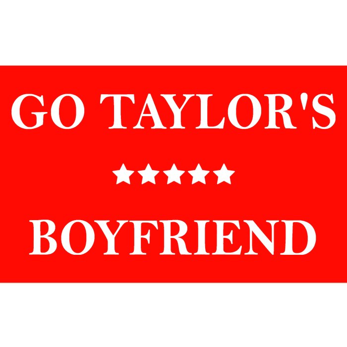 Go Taylors Boyfriend Football Fan Funny Bumper Sticker