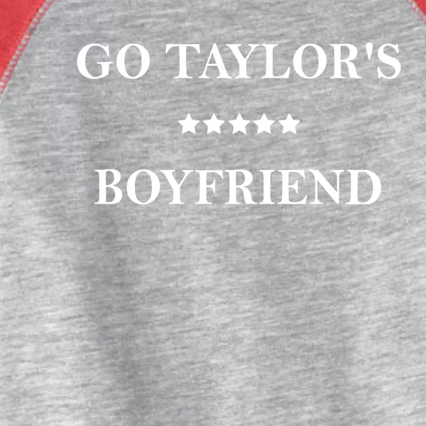 Go Taylors Boyfriend Football Fan Funny Toddler Fine Jersey T-Shirt