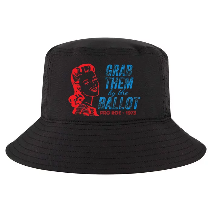 Grab Them By The Ballot P.R.O R.O.E. 1973 Cool Comfort Performance Bucket Hat