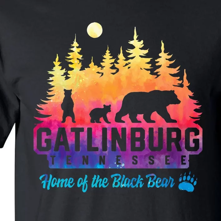 Gatlinburg Tennessee Bear Great Smoky Mountains Tall T-Shirt