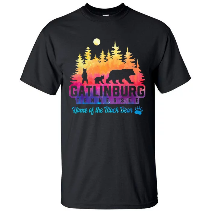 Gatlinburg Tennessee Bear Great Smoky Mountains Tall T-Shirt