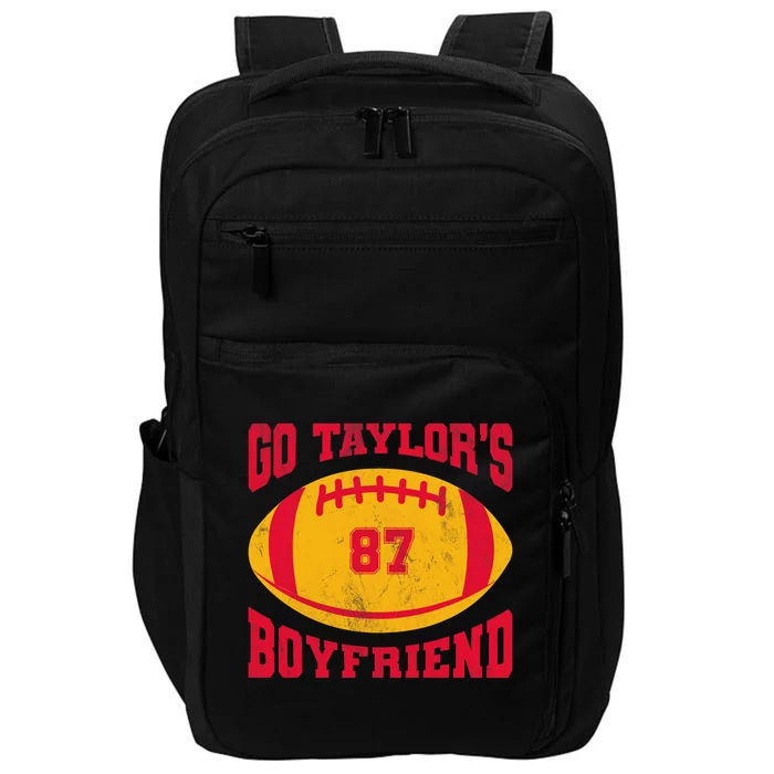 Go T.aylors Boyfriend Football Season Game Day Vintage Impact Tech Backpack