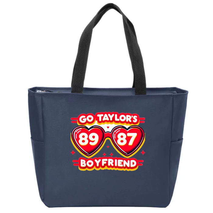 Go TaylorS Boyfriend 89 87 Zip Tote Bag