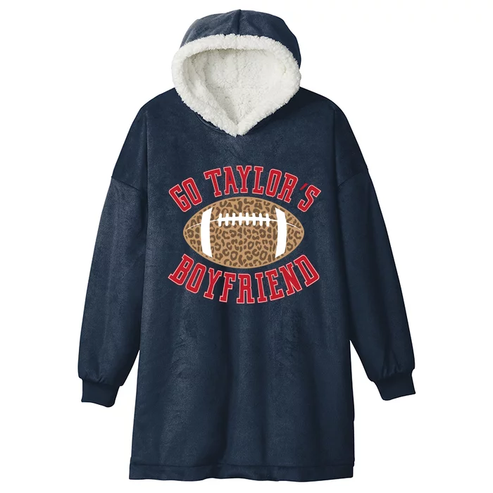 Go TS Boyfriend Funny Football Team Hooded Wearable Blanket