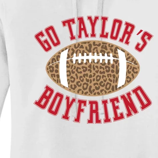 Go TS Boyfriend Funny Football Team Women's Pullover Hoodie